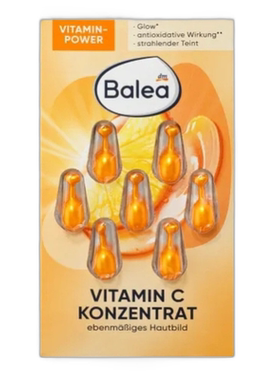 Balea德国芭乐雅亮肤活力维生素C精华胶囊7粒正品
