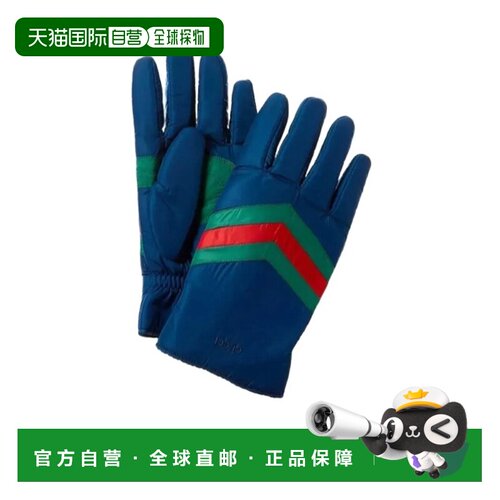 Gucci 织带条纹手套 6415924SAAD