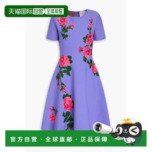 香港直邮CAROLINA HERRERA 女士 喇叭提花针织连衣裙 P2412N501VP