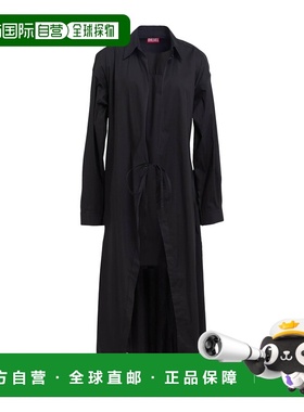 1h可退 香港直邮Diesel 迪赛 女士 中长连衣裙 black黑色 舒适时