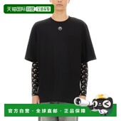 香港直邮Marine Serre 男士 1h可退 月亮标志T恤 MTT077ACJER0009