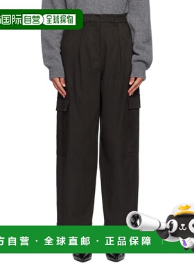 1h可退 香港直邮MaxMara 麦斯玛拉 女士 绿色 Enigma 长裤 252913