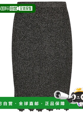 香港直邮Chloe 扇贝边半身裙 羊毛针织中裙包臀裙C24AMJ01560