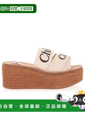 【99新未使用】香港直邮Chloe 厚底凉鞋 C21U44908高跟坡跟