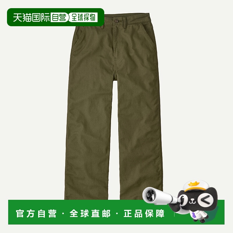 自营欧洲直邮PATAGONIA 女士Point Reyes帆布阔腿裤裤子休闲裤