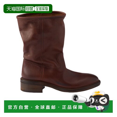 Prada 圆头短筒靴 1U509OV69F045女靴 【付后1h可退】