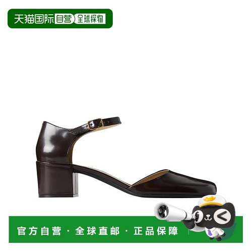 香港直邮The Row Penelope 踝带皮革高跟鞋 F1673L604