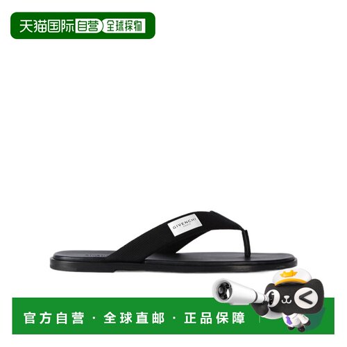 香港直邮GIVENCHY 男士拖鞋 BH302TH1Y8001 SS2026 黑色 露趾拖鞋
