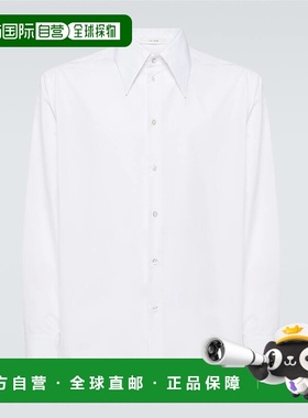 1小时内可退 香港直邮The Row 男士 棉质府绸衬衫 000954 white白