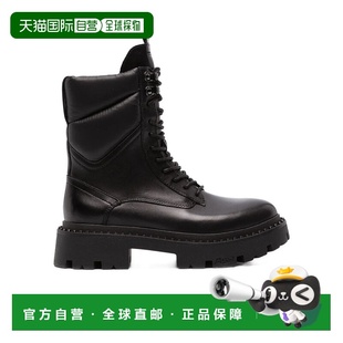 透气百搭女鞋 香港直邮ASH女士时装 靴短筒中跟厚底系带潮流时尚