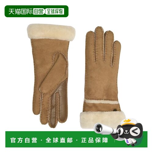 美国直邮Ugg/Seamed女士手套皮手套 【付后1h可退】