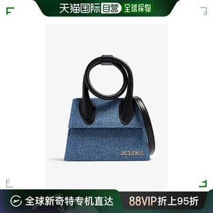 香港直邮jacquemus 手提包中号肩带牛仔配件牛仔布时尚 女士