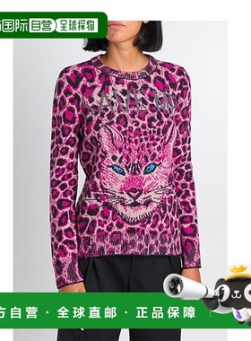 香港直邮Alberta Ferretti 猫图案修身套衫 J092851071132