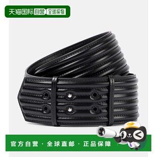 女士 舒适时尚 填充棉皮带腰带 black黑色 003774 香港直邮Alaia