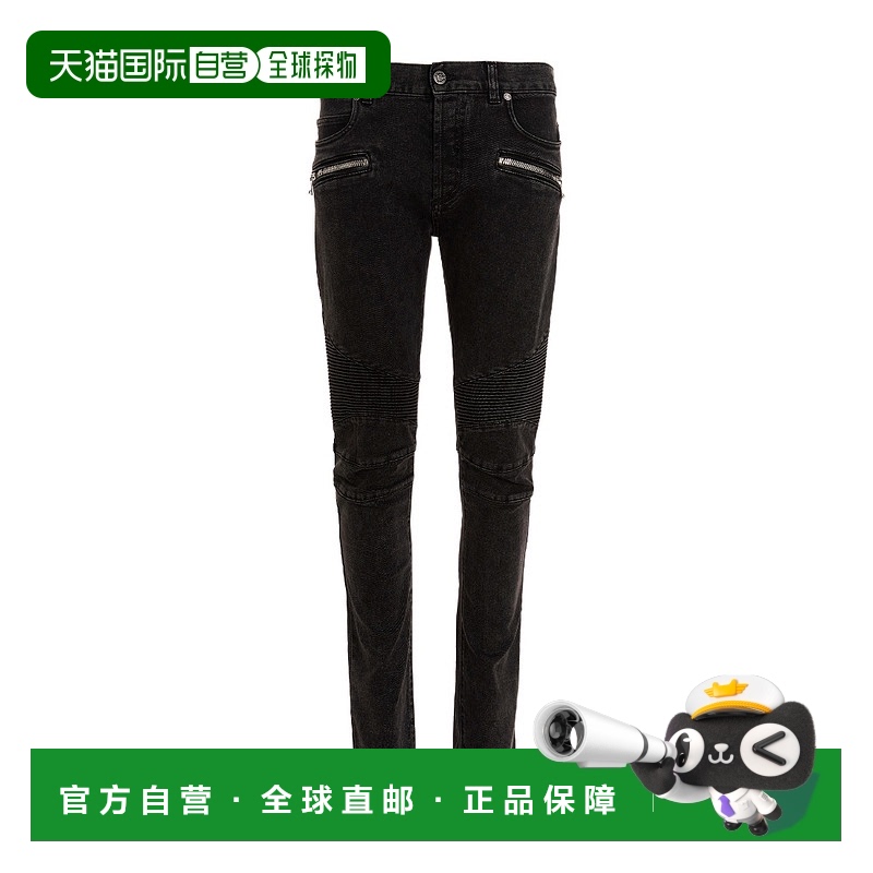 香港直邮Balmain 直筒牛仔裤 AH1MG005DB67