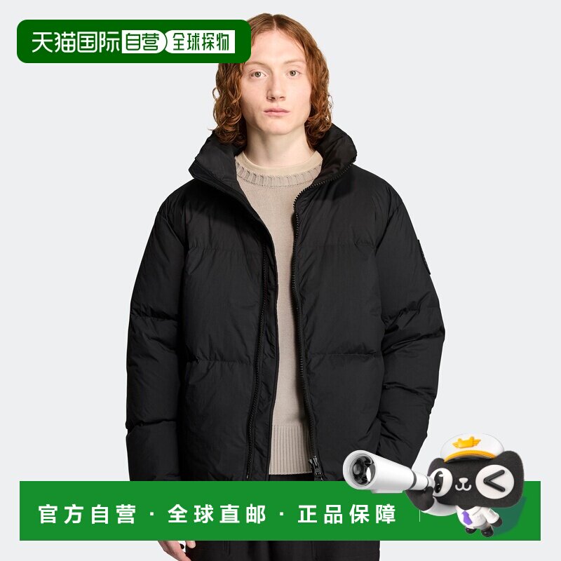 自营欧洲直邮Canada Goose加拿大鹅 Lawrence黑标男士黑色尼龙羽