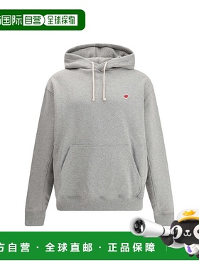 香港直邮New Balance  男士 迷你徽标连帽衫 MT43546AGATHLETICGR