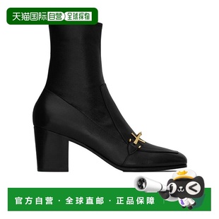 71129125NCC 叠跟方头踝靴子女鞋 香港直邮Saint Laurent
