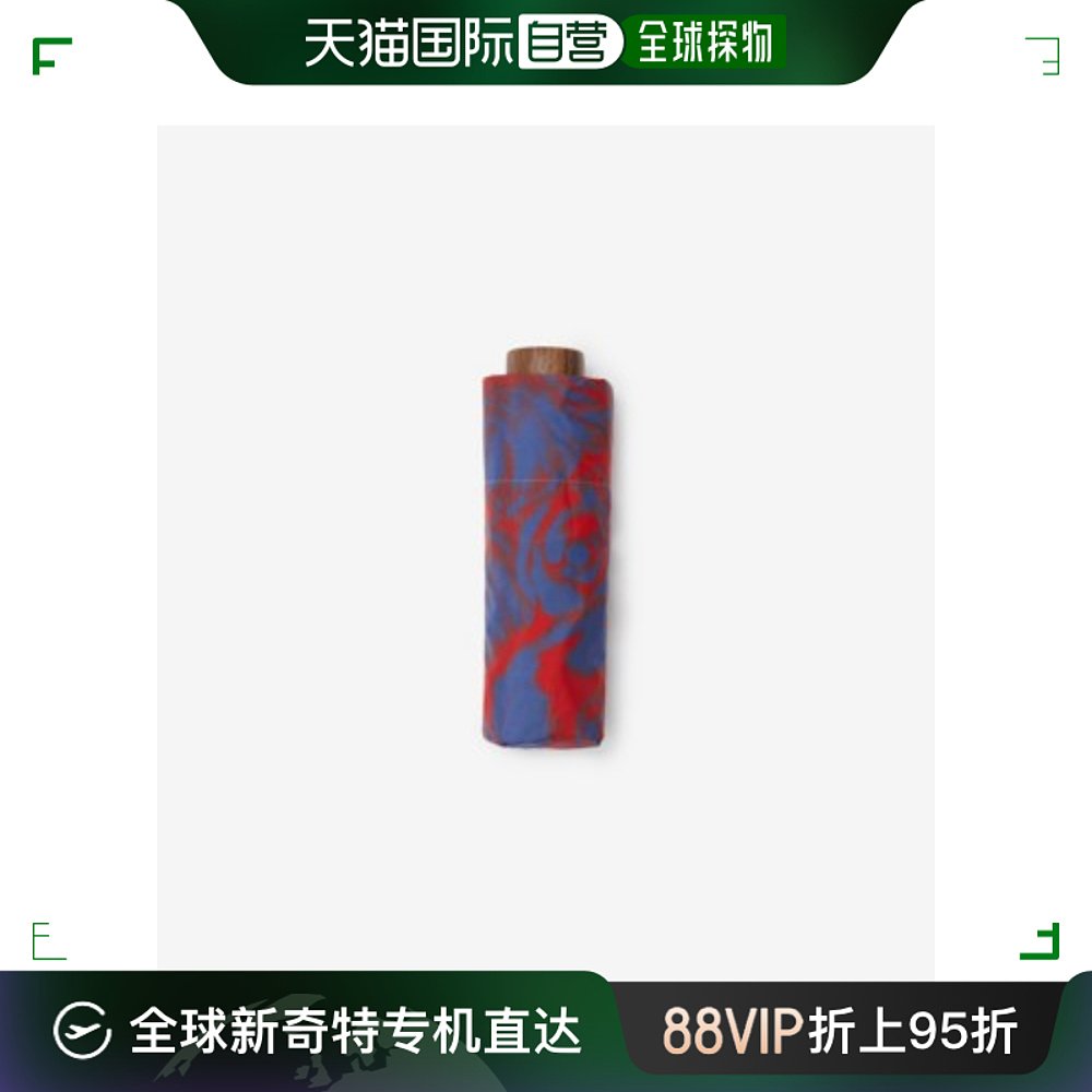 【99新未使用】欧洲直邮burberry/博柏利 玫瑰印花折叠伞