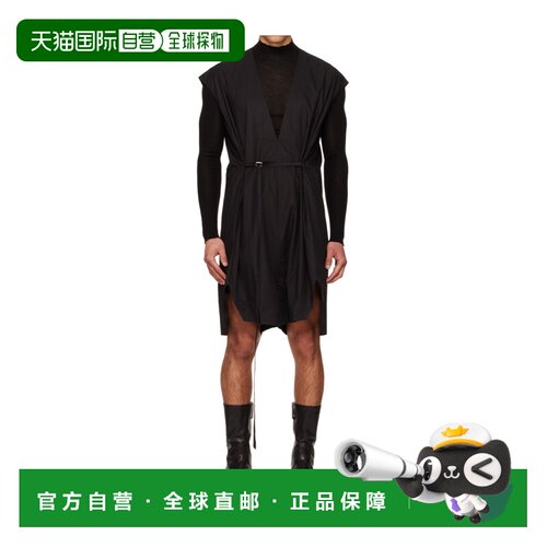香港直邮RICK OWENS 男士外套 RU01F2550P09 SS2026 黑色 Temple