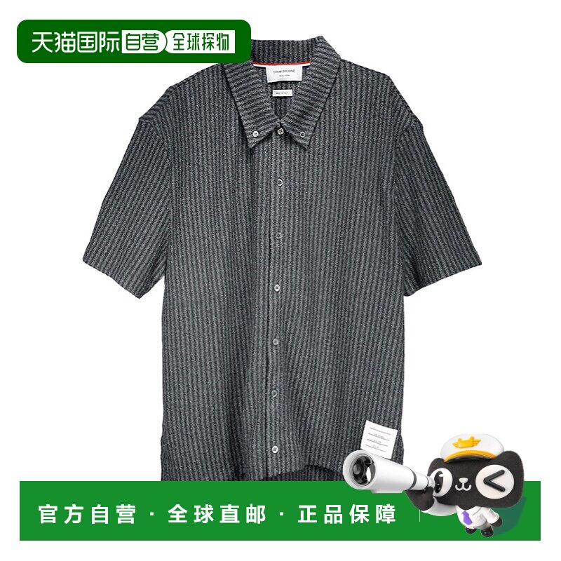 香港直邮Thom Browne 翻领短袖衬衫男装 MJS255AJ0134