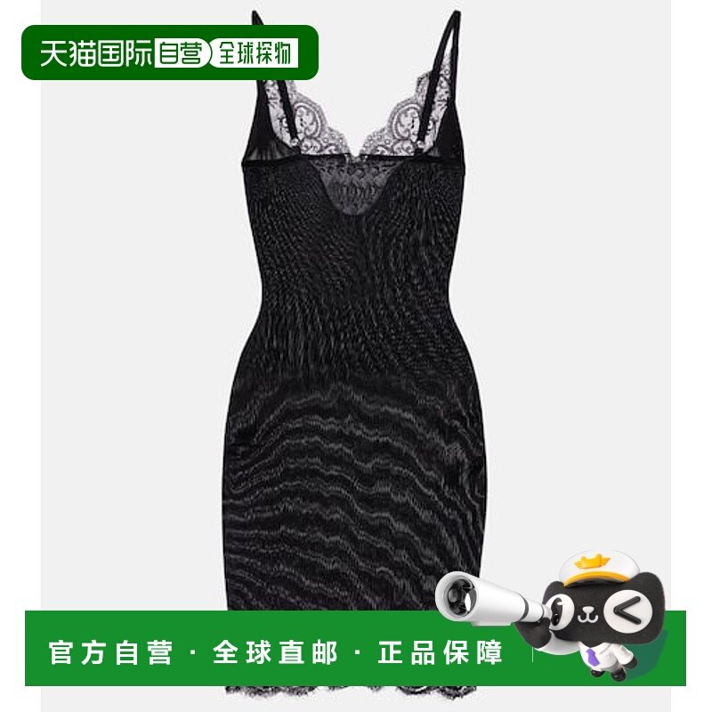 1h可退 香港直邮Saint Laurent 圣罗兰 女士 蕾丝边真丝针织布吊,女装/女士精品,连衣裙,淘宝优惠券,粉丝福利购,淘宝优惠卷