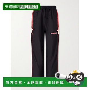 直筒Logo刺绣条纹运动裤 1h可退 Shell 男士 AMBMP 香港直邮AMIRI