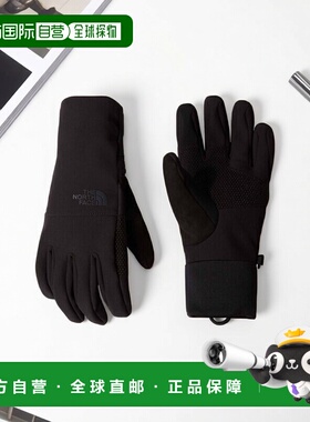 自营欧洲直邮The North Face北面 Apex女士黑色涤纶触屏透气手套