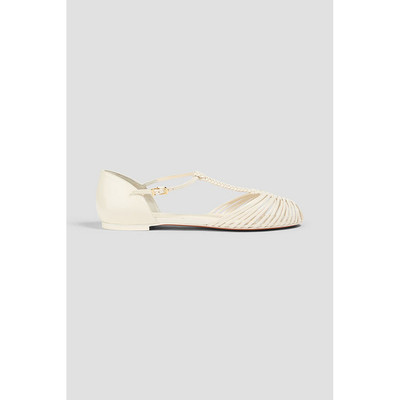 香港直邮ZIMMERMANN 女士 皮质凉鞋 5303S24MACADAMIA