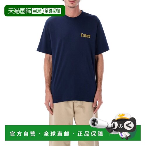 1h可退 香港直邮CARHARTT WIP 男士 Schooling 棉质T恤 I035453VQ
