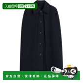 斗篷式 自营欧洲直邮Toteme Outerwear女士藏青色羊毛长款 大衣
