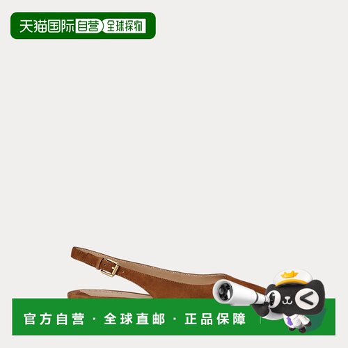 自营欧洲直邮Ralph Lauren拉夫劳伦 女士绒面革Londyn后系带芭蕾
