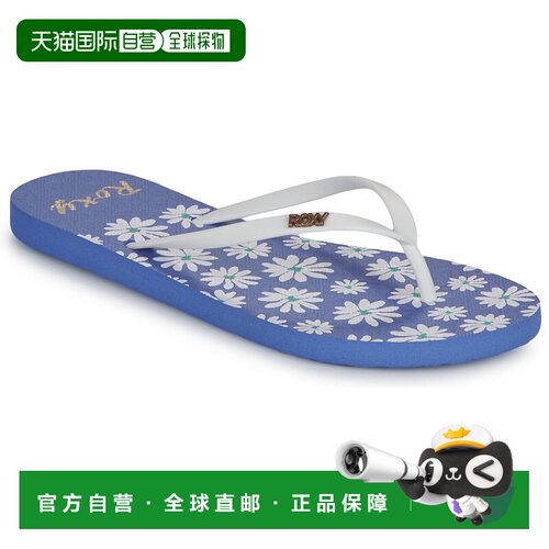欧洲直邮Roxy  女鞋 人字拖鞋夹脚拖 ou 沙滩 春夏 蓝色 NEW VIVA