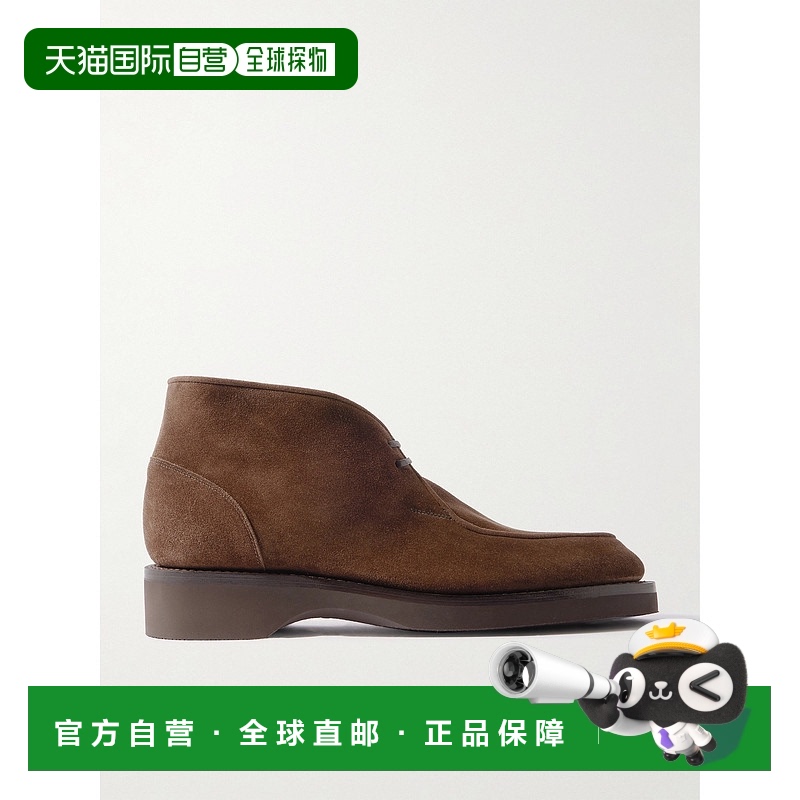 1h可退 香港直邮John Lobb 男士 Tim 绒面革沙漠靴 4A522UL2Y
