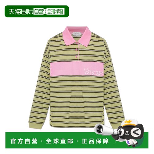 香港直邮VERSACE 女士POLO衫 10259091A184396Y50 【付后1h可退】