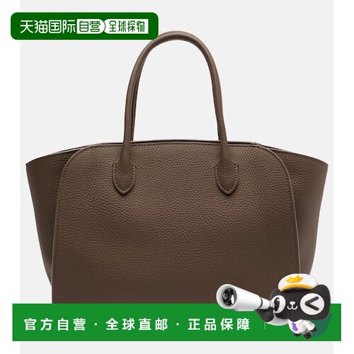 香港直邮The Row 女士 Marlo 12 皮革手提包 green绿色 舒适时尚