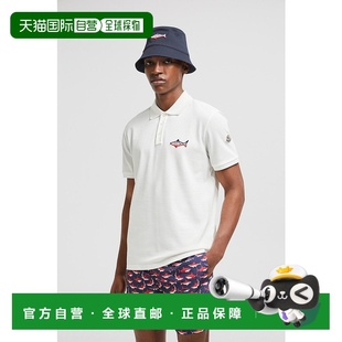 衫 欧洲直邮MONCLER Polo 盟可睐 鲨鱼嵌棉质珠地网眼