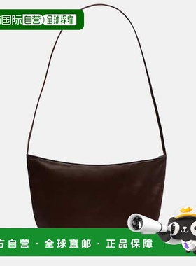香港直邮The Row 女士 EW Izzy 中号皮革肩包 brown棕色 舒适时尚