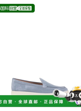 欧洲直邮SANTONI 女士休闲鞋WUYA58856TISNPYLZ23平底一脚蹬牛皮