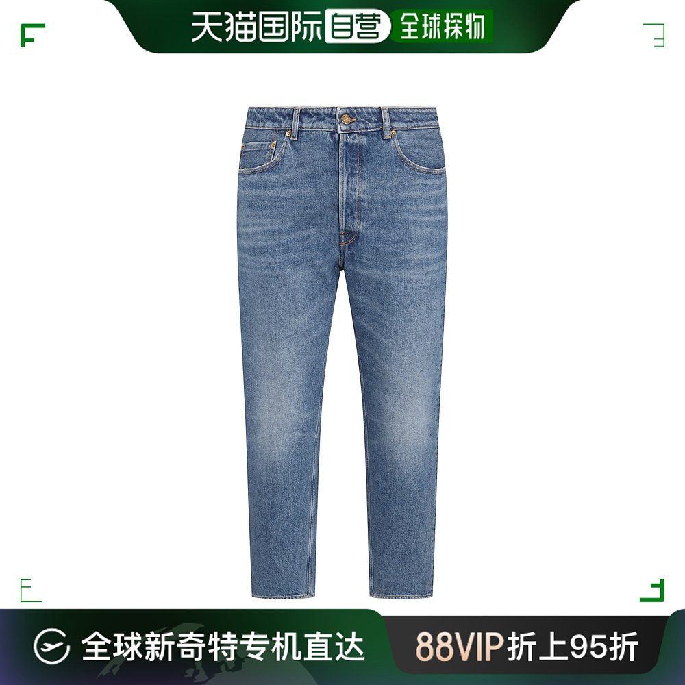 香港直邮GOLDEN GOOSE男士蓝色棉质牛仔裤 GMP00596P000621