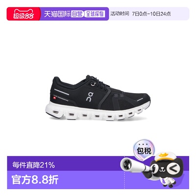 1h可退 香港直邮On 女士 黑色运动鞋 3WF10060299BLACKWHITE昂跑