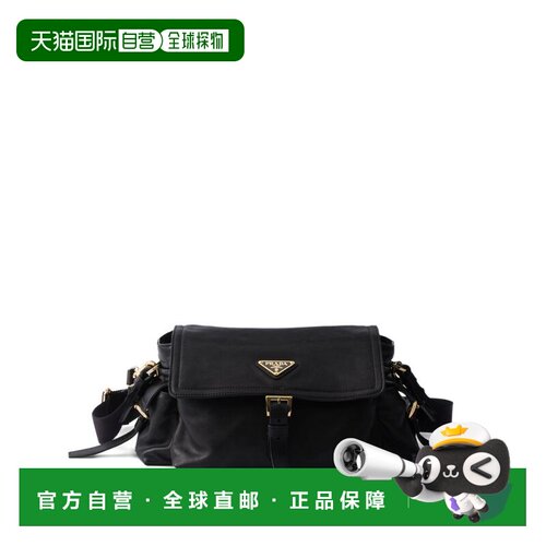 香港直邮PRADA 女士单肩包 1BD3942DX8VNOOF0002 CO 黑色 Explore