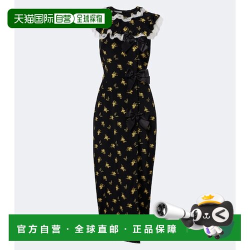 香港直邮ALESSANDRA RICH 亚历山德拉.瑞秋 女士 蝴蝶结装饰花朵