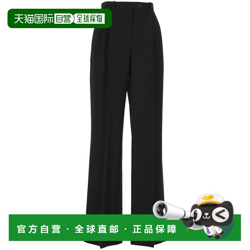 1h可退 香港直邮THE ROW 女士休闲裤 10539W2812BLK CO 黑色