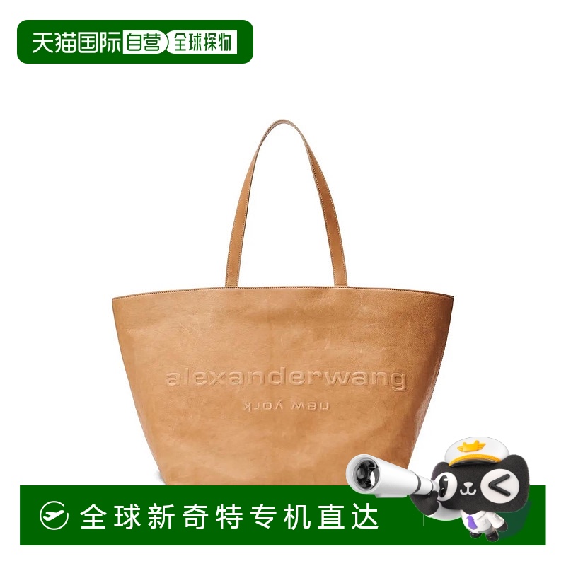 1h可退 香港直邮Alexander Wang 亚历山大 王 女士 徽标压花手提