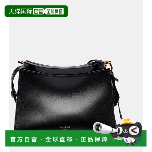 香港直邮Alaia 女士 Le Click 小号皮革肩包 black黑色 舒适时尚