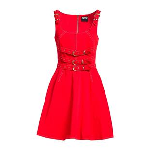 女士 范思哲 香港直邮versace 舒适时 连衣裙 red红色 短款 1h可退