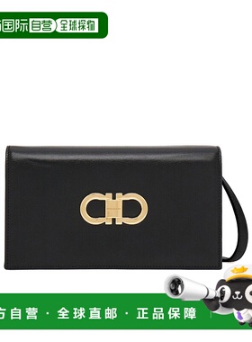 香港直邮Salvatore Ferragamo 双 Gancini 迷你单肩包 218357