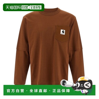 香港直邮Sacai SACAI X CARHARTT WIP T恤 2500994S长袖