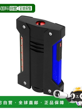 自营欧洲直邮S.T.Dupont法国都彭DEFI挑战系列黑色配蓝扳机防风打